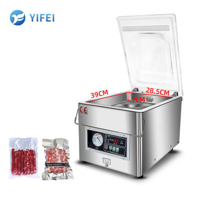 Potenza elettrica di riscaldamento 250W Macchina di imballaggio a vuoto per la conservazione di alimenti secchi e bagnati