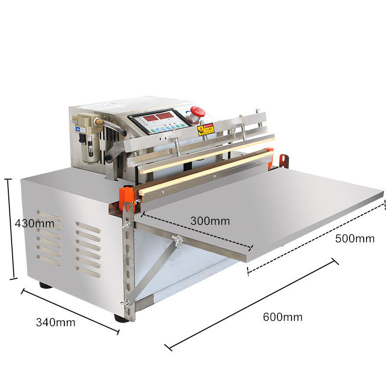 Comodo DZ-600W Nozzle esterno macchina di sigillamento a vuoto per imballaggio alimentare di carne di pesce