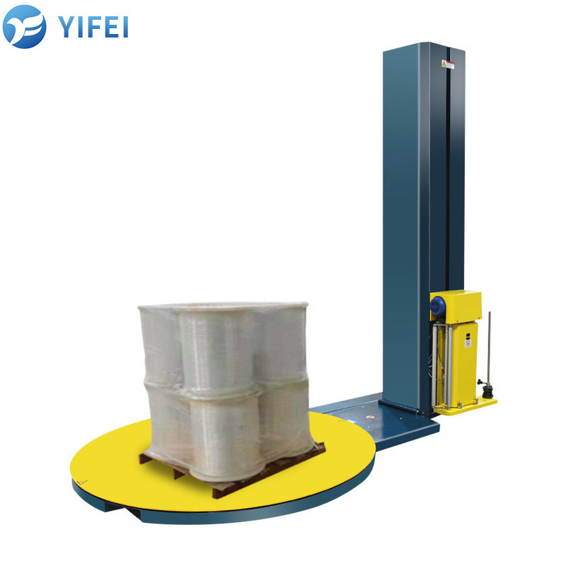 Tessile Automatic Stretch Wrap Turntable Machine 2600*1500*2550mm per l'imballaggio liscio