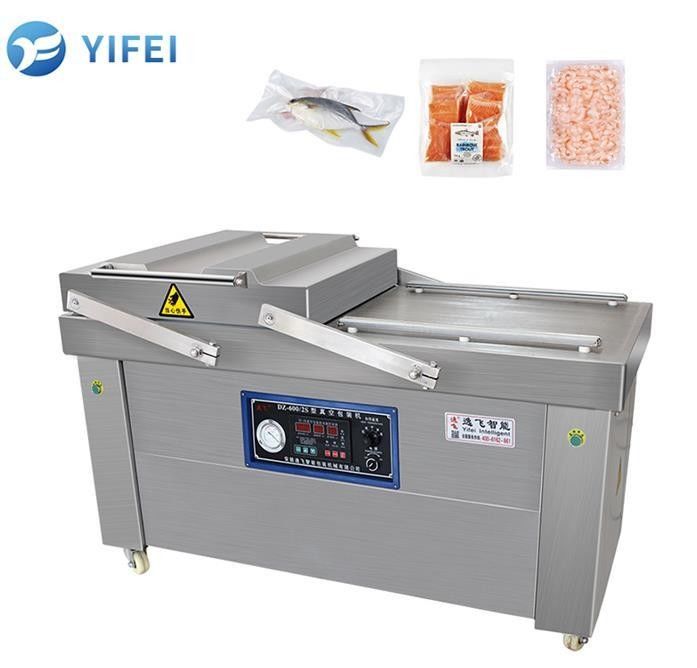 380V semiautomatica macchina di imballaggio sottovuoto per pollo intero grande grande sacchetto di plastica