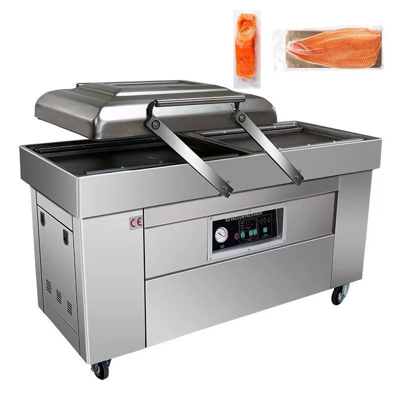 Apparecchiature per imballaggio a vuoto a doppio Chambe articolo DZ-400/2SB per imballaggio di riso sandwich