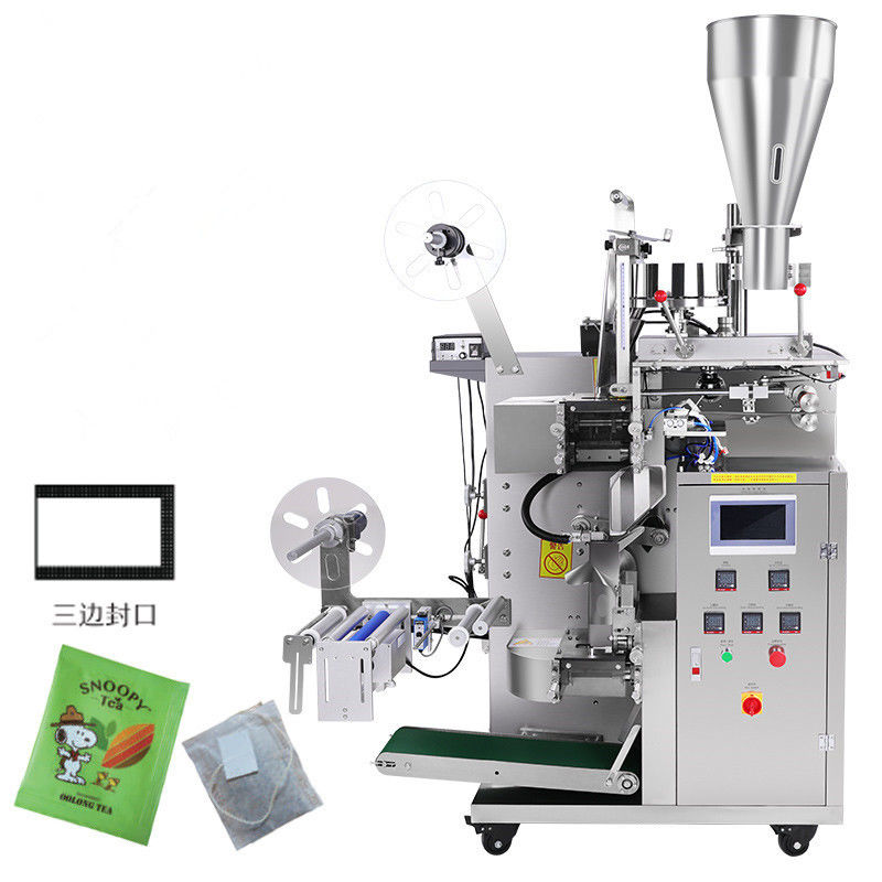 L1805*W731*H2065mm Doppia macchina di confezionamento del tè per polvere granulare e carta filtrabile