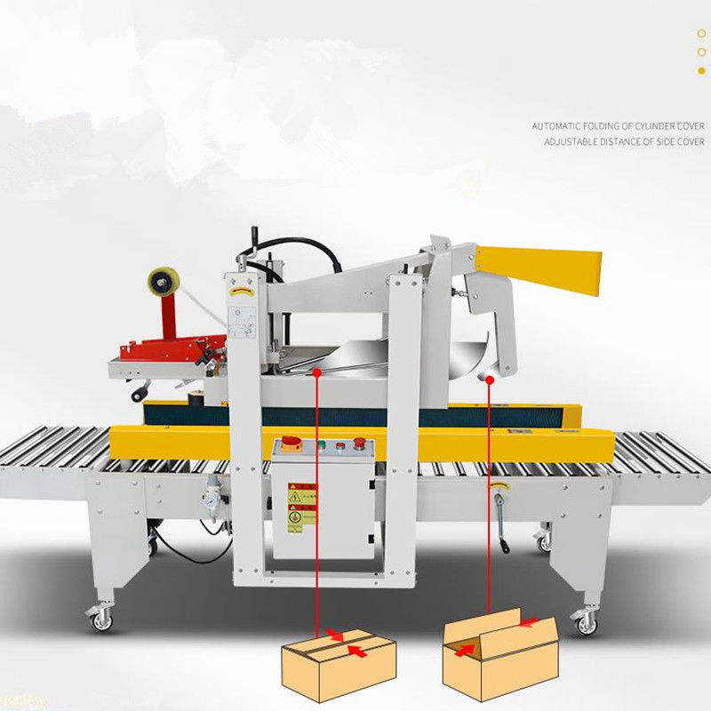 400W semiautomatica Flap Folder Box Carton Case Sealing Machine con azionamento sinistro a destra
