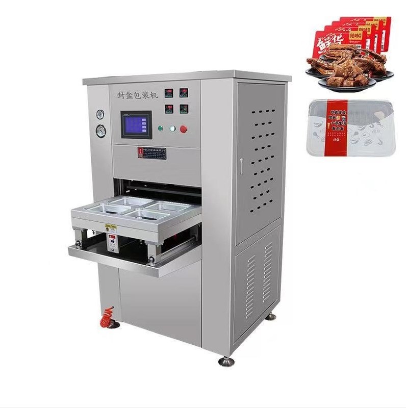 Tipo di imballaggio Sacchetti sigillante automatico a vuoto per alimenti imballaggio di pasti in scatola da pranzo