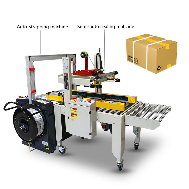 Macchine per chiusura semiautomatiche di cartone per la fornitura