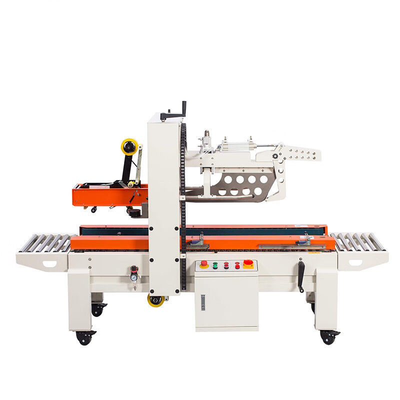 Tavola di lavoro 600-700 mm Flap Folding Carton Sealing Machine con velocità di sigillamento di 28m/min
