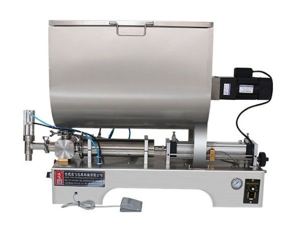 Macchina di riempimento a testa singola orizzontale di tipo U per la miscelazione di bottiglie di vetro e alimenti liquidi