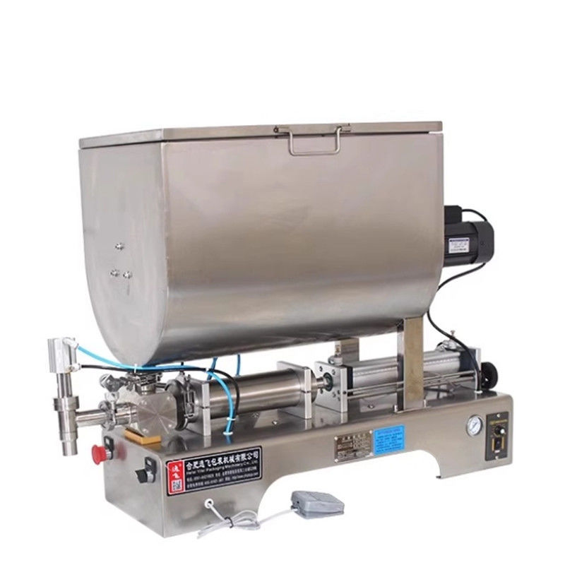 1100*480*800 mm Macchina di riempimento pneumatica orizzontale per salsa in acciaio inossidabile 304