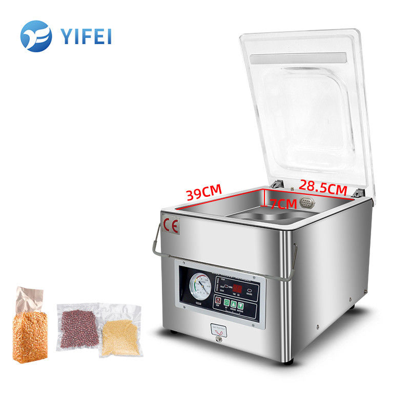 Desktop DZ260 Macchina per imballaggio a vuoto per sigillamento a vuoto secco/umido di alimenti Pesce Frutta