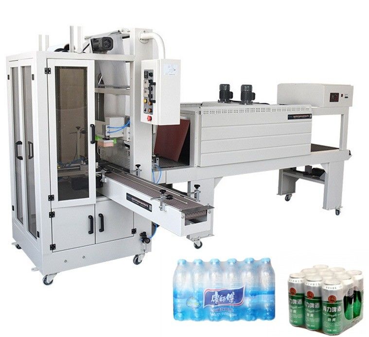 Applicabile PE Film Heat Tunnel Shrink Wrapping Machine per l'imballaggio di bottiglie per animali domestici