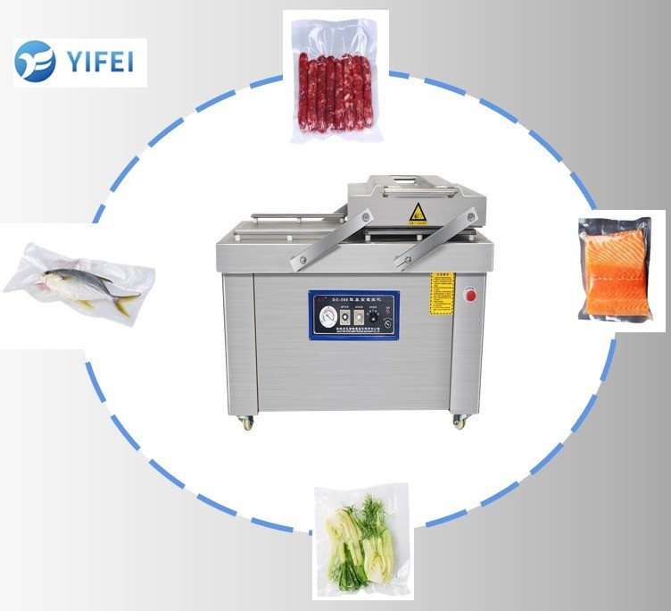 Dispositivo di tenuta a vuoto a doppia stanza, velocità di pompaggio 100 m3/h, macchina per imballaggio a vuoto per la conservazione degli alimenti