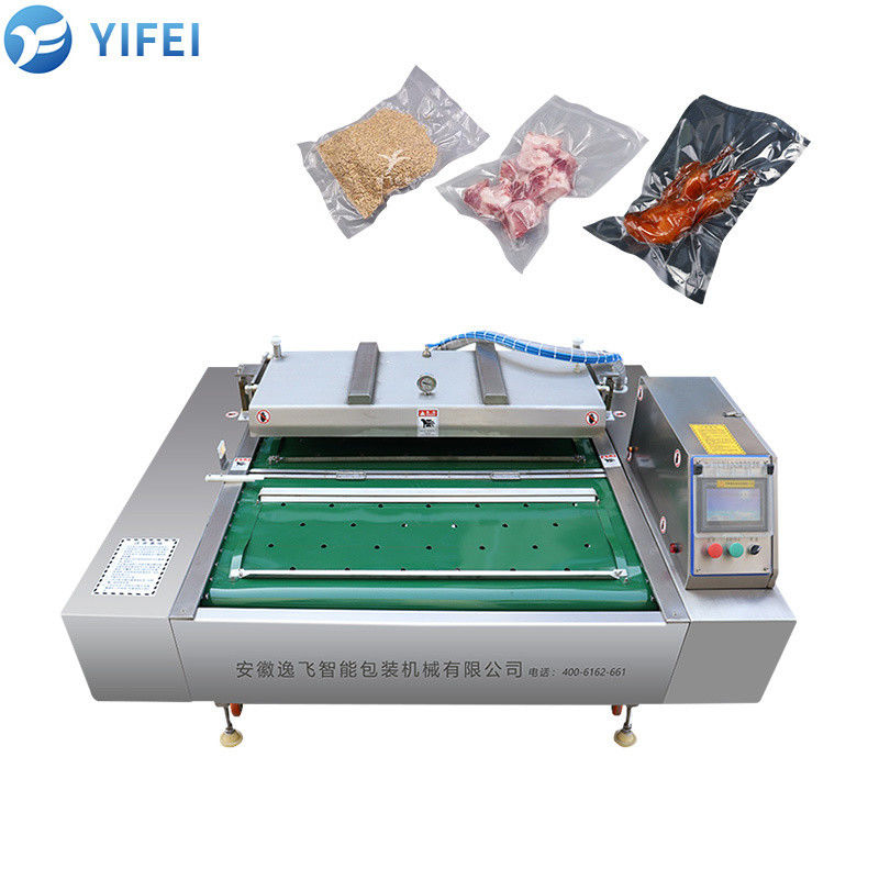 Dimensione massima del pacchetto 1000*420*9mm Macchina di sigillamento automatico a vuoto per carne, pesce e pollo
