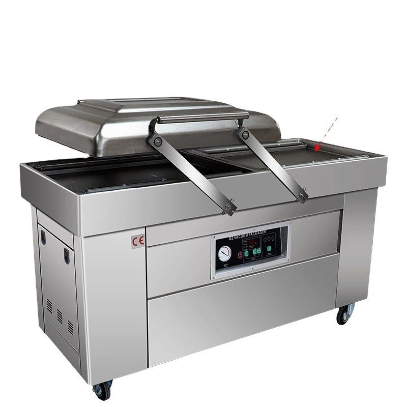 DZ-600/2SB 1500W macchina di sigillamento a vuoto industriale automatica per fagioli alimentari riso pesce