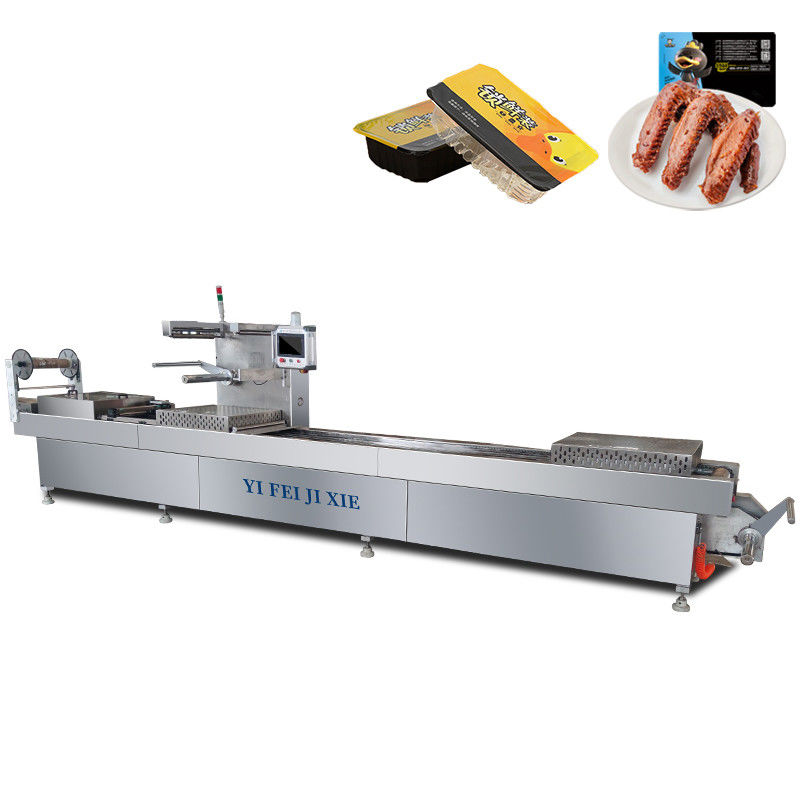 4800*850*2000mm Macchina di confezionamento a vuoto a termoformazione automatica per prodotti a base di formaggio